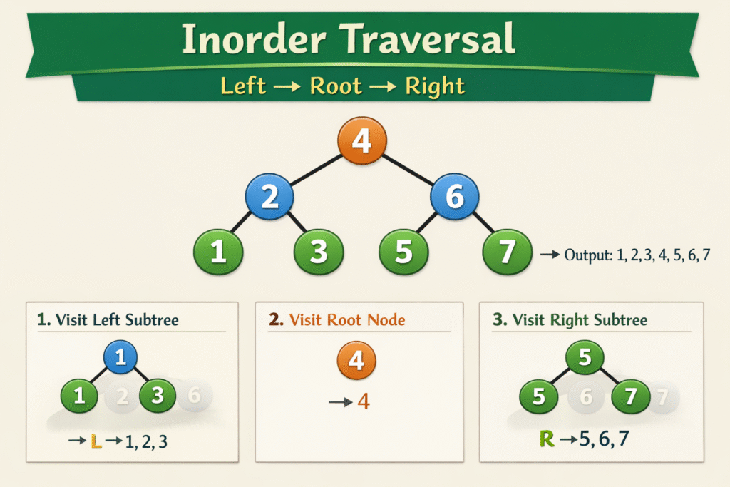 inorder tree traversal