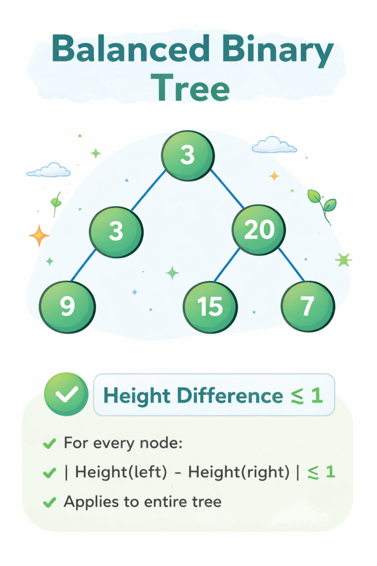 balanced binary tree